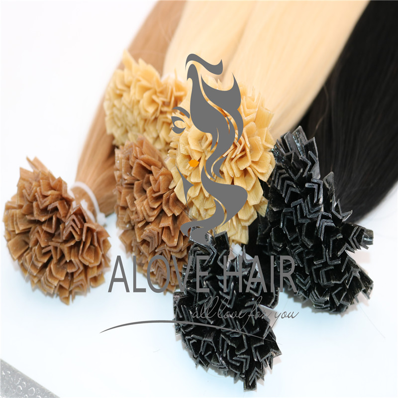 Double-drawn-different-color -v-tip-keratin-hair-extensions-Pairs.jpg